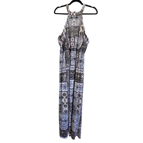 Three Hearts Dresses & Skirts - XL Sleeveless Paisley Side Slit Open Back Maxi Dress Summer